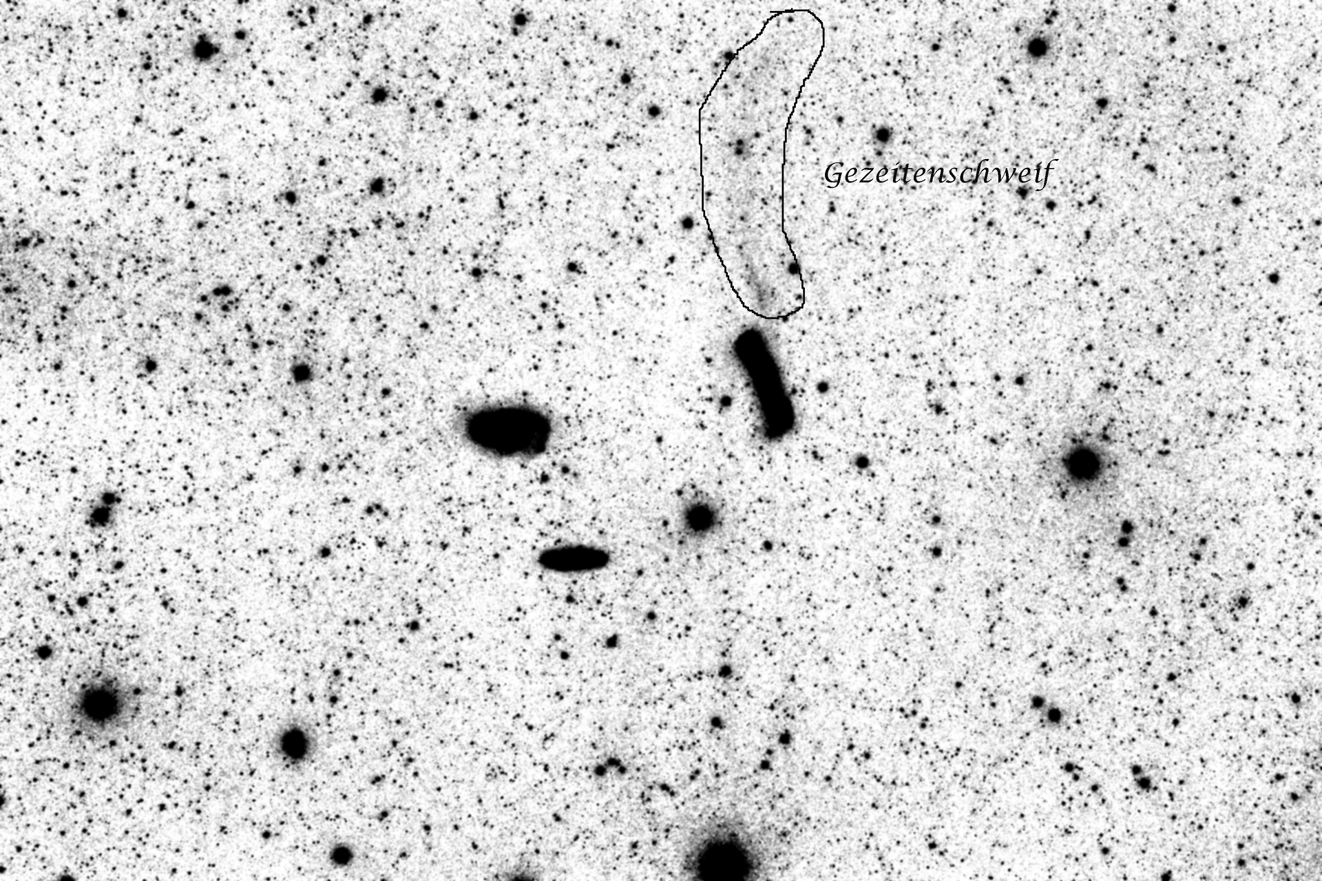 NGC3624 Gezeitenarm