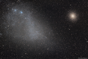 Kleine Magellansche Wolke und Kugelsternhaufen 47 Tucanae